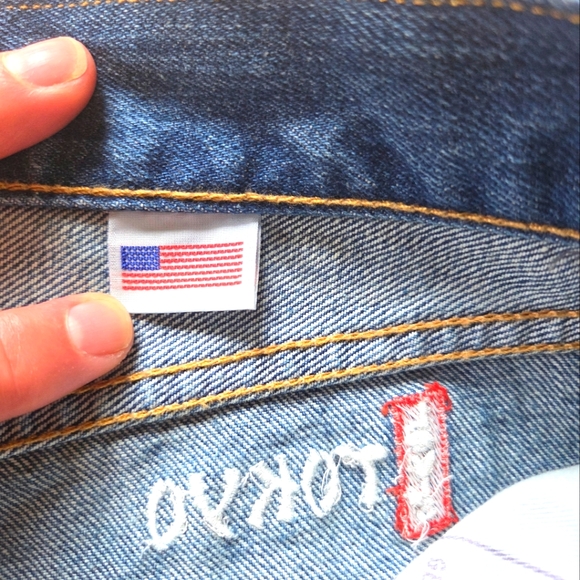 Rare, Levi's 505 Made in USA Jeans with Tokyo Flagship Embroidery, 30" x 32" - Picture 9 of 13